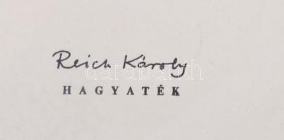 Reich Károly (1922-1988): Kicsinyeknek I. Szitanyomat, papír, sorszámozott 30/100, hagyatéki bélyegz...