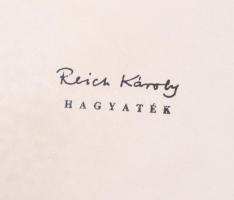 Reich Károly (1922-1988): Kicsinyeknek IV. Szitanyomat, papír, sorszámozott 31/100, hagyatéki bélyeg...