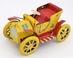 Régi kulcsos lemezjátékok (autó, repülő, madár, stb.) + 4 db működő utazóóra, használt diplomatatásk...