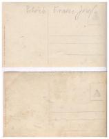 2 db RÉGI képeslap Ferenc József temetéséről / 2 pre-1945 postcards of the funeral of Franz Joseph