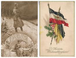 6 db RÉGI első világháborús osztrák-magyar katonai motívum képeslap / 6 pre-1945 WWI K.u.K. (Austro-...