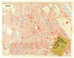 Guilimin Guide. Paris Vu En Quatre Jours. Plan général des monuments de Paris. Paris, én., Guilimin, 30 p.+ 1 térkép (szakadt, 55x74 cm)+ Bécs várostérkép, hajtott, 45x58 cm