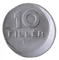 1975. 10f Al technológiai hibás veret (félrecsúszott veret) T:1-