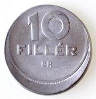 1951. 10f Al technológiai hibás veret (félrecsúszott veret) T:1-