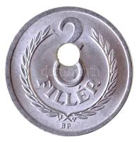 1956. 2f Al technológiai hibás veret (félrecsúszott lyukasztás) T:1-