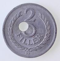 1957. 2f Al technológiai hibás veret (félrecsúszott lyukasztás) T:1-,2