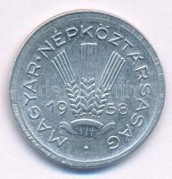 1958. 20f Al technológiai hibás veret (félrecsúszott veret) T:1-