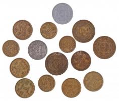Marokkó 1924-1951. 50c-50Fr (15db, 6xklf) T:1-,2 Morocco 1924-1951. 50 Centimes - 50 Francs (15pcs, 6xdiff) C:AU,XF