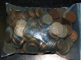 Német Birodalom/Császárság 1870-es évektől 1kg vegyes váltópénz 1Pf, 2Pf, 5Pf, 10Pf, jó hagyaték tétel T:2/3,3,4 (nagyon kevés)