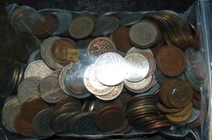 Német Birodalom/Császárság 1874-től + kevés Weimar 1kg vegyes váltópénz 1Pf, 2Pf, 5Pf, 10Pf, jó hagyaték tétel T:2/3,3,4 (nagyon kevés)