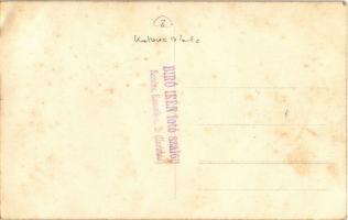 Szentes, Katonai iskola, leventék csoportképe. Biró Irén fotó szalon photo (EK)