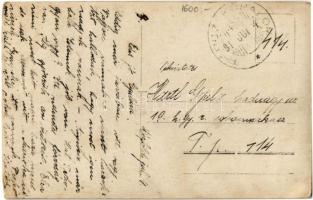 ~1910 Répcekőhalom-Dérföld, Steinberg-Dörfl; mezőgazdasági munka, cséplés / agricultural works, thre...