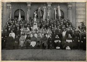 1942 Szombathely, Szent Quirin plébánia Credojának zászlószentelése 1940. június 21-én (EK)