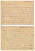 1941-1942 Szász György zsidó KMSZ (III. zlj. 2. sz. Kőszeg és III. zlj. II. sz. Kecskemét) (közérdek...