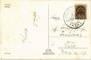 Tata, Tata-Tóváros; látkép + "1642-1942 Magyar Piaristák 1942. XI. 22. TATA" So. Stpl