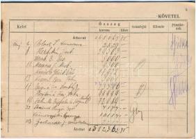 Hódmezővásárhely 1921-1922. "Magyar Olasz Bank Részvénytársaság Hódmezővásárhelyi Fiókja" ...