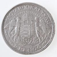 1931. 2P Ag "Madonna" (9,88g) T:2- 
Hungary 1931. 2 Pengő Ag "Madonna" (9,88g) ...