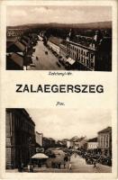 1926 Zalaegerszeg, Széchenyi tér, Piac, Reisinger üzlete. Nemes Gábor kiadása