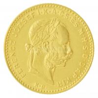 1886KB 4Ft/10Fr Au Ferenc József (3.22g/0.900) T:2 Hungary 1886KB 4 Forint/10 Francs Au Franz Joseph (3.22g/0.900) C:XF  Adamo M22