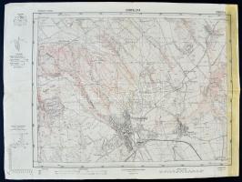 1928 Várpalota térképe. 47x35 cm
