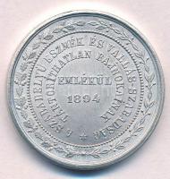 1894. A szabadelvű eszmék és a vallás-szabadság tántoríthatatlan bajnokainak emlékül 1894 Al emlékérem (32,5mm) T:1-