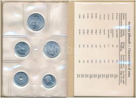 1984. 2f-20Ft (10xklf) forgalmi sor műbőrtokban T:1,1- patina