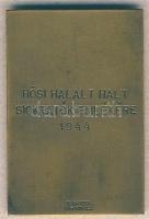 1944. "MAC-Hősi halált halt síoktatók emlékére" zománcos Br emlékplakett. Szign.Berán N. T...