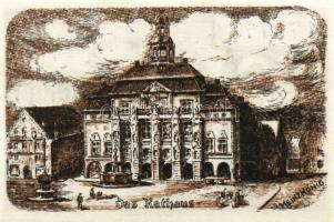 Német Birodalom/Weimari Köztársaság/Lüneburg 1920. 10Pf + 25Pf + 50Pf összesen: 3klf db, teljes sor ...