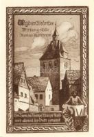 Német Birodalom/Weimari Köztársaság/Allstedt 1921. 10Pf + 25Pf + 50Pf (6x) összesen:8klf db, teljes ...