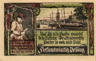 Német Birodalom/Weimari Köztársaság/Grabow D.N. 10Pf + 25Pf + 1M összesen:3klf db, teljes sor T:I