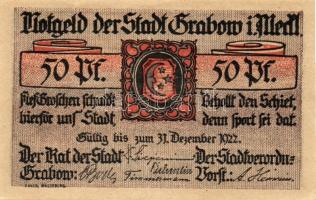 Német Birodalom/Weimari Köztársaság/Grabow D.N. 10Pf + 25Pf + 1M összesen:3klf db, teljes sor T:I