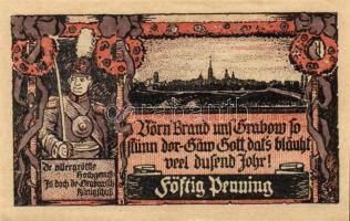 Német Birodalom/Weimari Köztársaság/Grabow D.N. 10Pf + 25Pf + 1M összesen:3klf db, teljes sor T:I