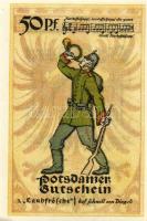 Német Birodalom/Weimari Köztársaság/Potsdam 1921. 50Pf (6x) összesen:6klf db, teljes sor T:I