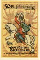 Német Birodalom/Weimari Köztársaság/Potsdam 1921. 50Pf (6x) összesen:6klf db, teljes sor T:I