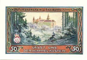 Német Birodalom/Weimari Köztársaság/Freiburg 1921. 10Pf + 25Pf (5x) + 50Pf (4x) összesen:10klf db, t...