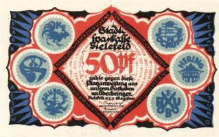 Német Birodalom/Weimari Köztársaság/Bielefeld 1921. 50Pf (6x) összesen:6klf db, teljes sor T:I