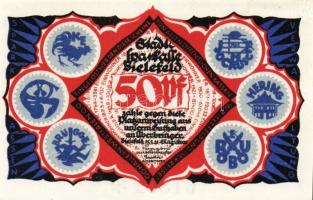 Német Birodalom/Weimari Köztársaság/Bielefeld 1921. 50Pf (6x) összesen:6klf db, teljes sor T:I