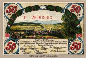 Német Birodalom/Weimari Köztársaság/Lemgo 1921. 10Pf + 25Pf + 50Pf összesen:3klf db, teljes sor T:I