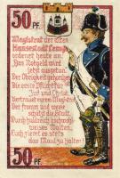 Német Birodalom/Weimari Köztársaság/Lemgo 1921. 10Pf + 25Pf + 50Pf összesen:3klf db, teljes sor T:I