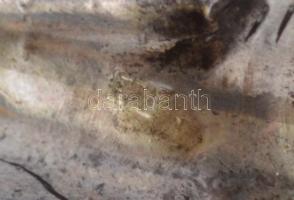 Ezüst (Ag) antik halfigura, jelzett, 5x2,5 cm, nettó: 32,3 gr