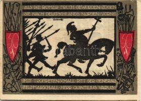 Német Birodalom/Weimari Köztársaság/Detmold 1920. 50Pf(10x) összesen:10klf db, teljes sor T:I