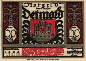 Német Birodalom/Weimari Köztársaság/Detmold 1920. 50Pf(10x) összesen:10klf db, teljes sor T:I