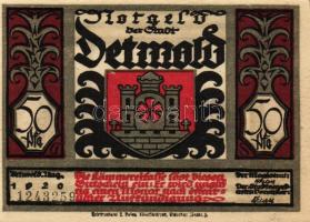 Német Birodalom/Weimari Köztársaság/Detmold 1920. 50Pf(10x) összesen:10klf db, teljes sor T:I