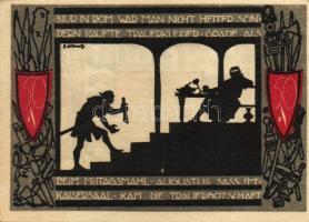 Német Birodalom/Weimari Köztársaság/Detmold 1920. 50Pf(10x) összesen:10klf db, teljes sor T:I