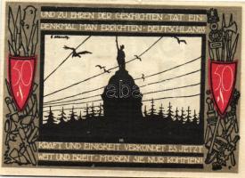 Német Birodalom/Weimari Köztársaság/Detmold 1920. 50Pf(10x) összesen:10klf db, teljes sor T:I