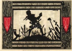 Német Birodalom/Weimari Köztársaság/Detmold 1920. 50Pf(10x) összesen:10klf db, teljes sor T:I