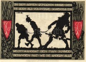 Német Birodalom/Weimari Köztársaság/Detmold 1920. 50Pf(10x) összesen:10klf db, teljes sor T:I