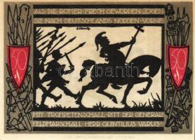 Német Birodalom/Weimari Köztársaság/Detmold 1920. 50Pf(10x) összesen:10klf db, teljes sor T:I