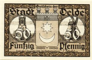 Német Birodalom/Weimari Köztársaság/Oerle 1920. 50Pf + 1M + 2M összesen:3klf db, teljes sor T:I