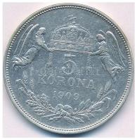 1909KB 5K Ag "Ferenc József" T:2 patina ph. Adamo K7